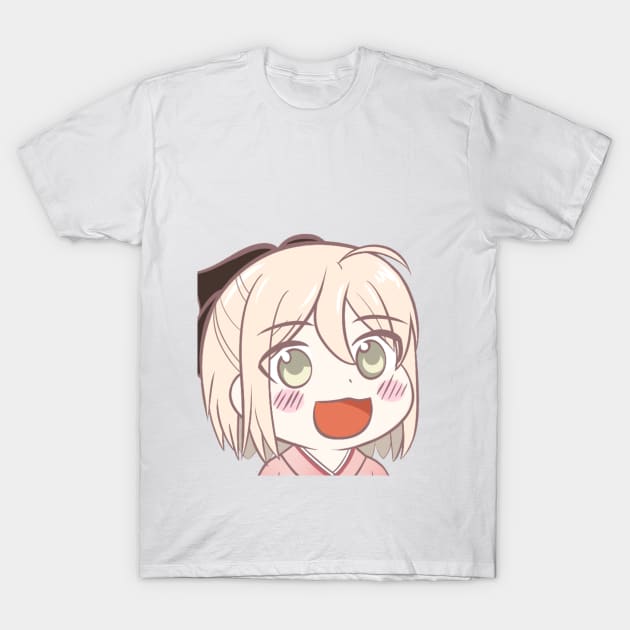 Sakura Saber OHAYOU! T-Shirt by MemeShark